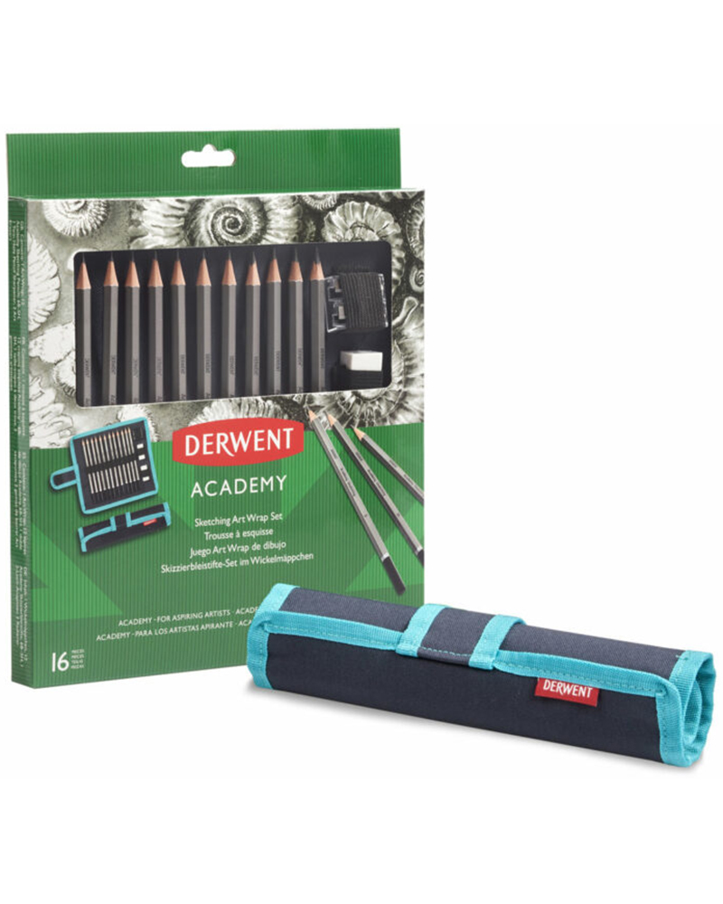 Academy set Matite colorate con astuccio arrotolabile – DERWENT - 3