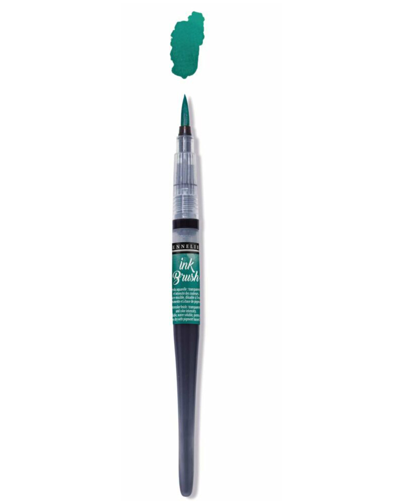 Confezione colori iridescenti pennello Ink brush – SENNELIER - 2
