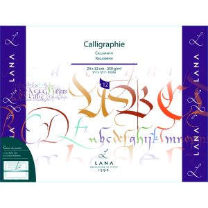 foto di Blocco di carta per calligrafia "Lana calligraphie" 250 g/m²- HAHNEMÜHLE