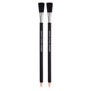 Set di 2 Gomma matita per cancellare con pennello – DERWENT - 2