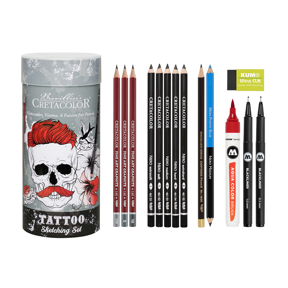 Set da disegno Tattoo Sketching – CRETACOLOR - 3