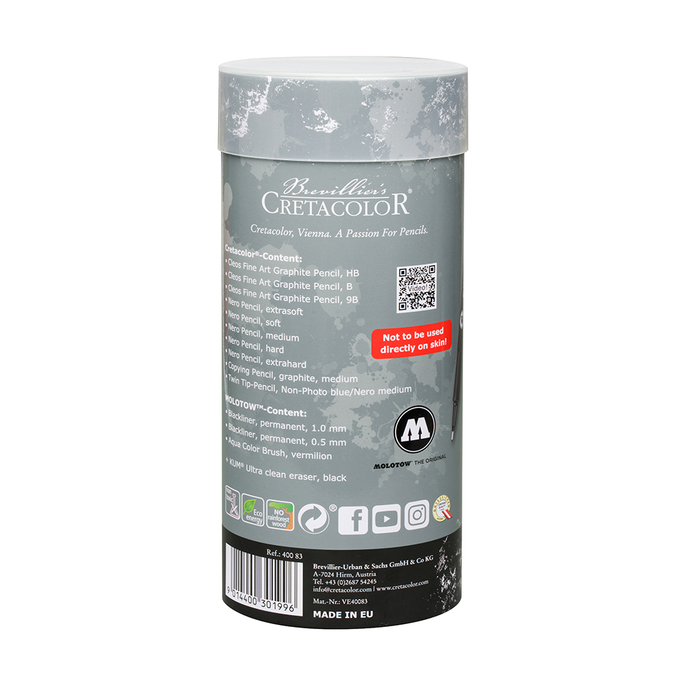 Set da disegno Tattoo Sketching – CRETACOLOR - 4