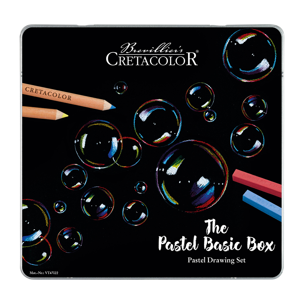 Set da disegno colori pastello – The pastel basic box – CRETACOLOR - 1