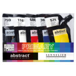 Acrilico Abstract set colori primari - SENNELIER