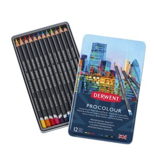 Matite colorate Procolour – set da 12 – DERWENT
