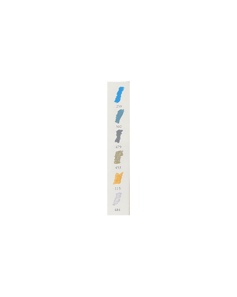 Set da 6 mezzi Pastelli morbidi “à l’écu” – Colori del Mare – SENNELIER - 2