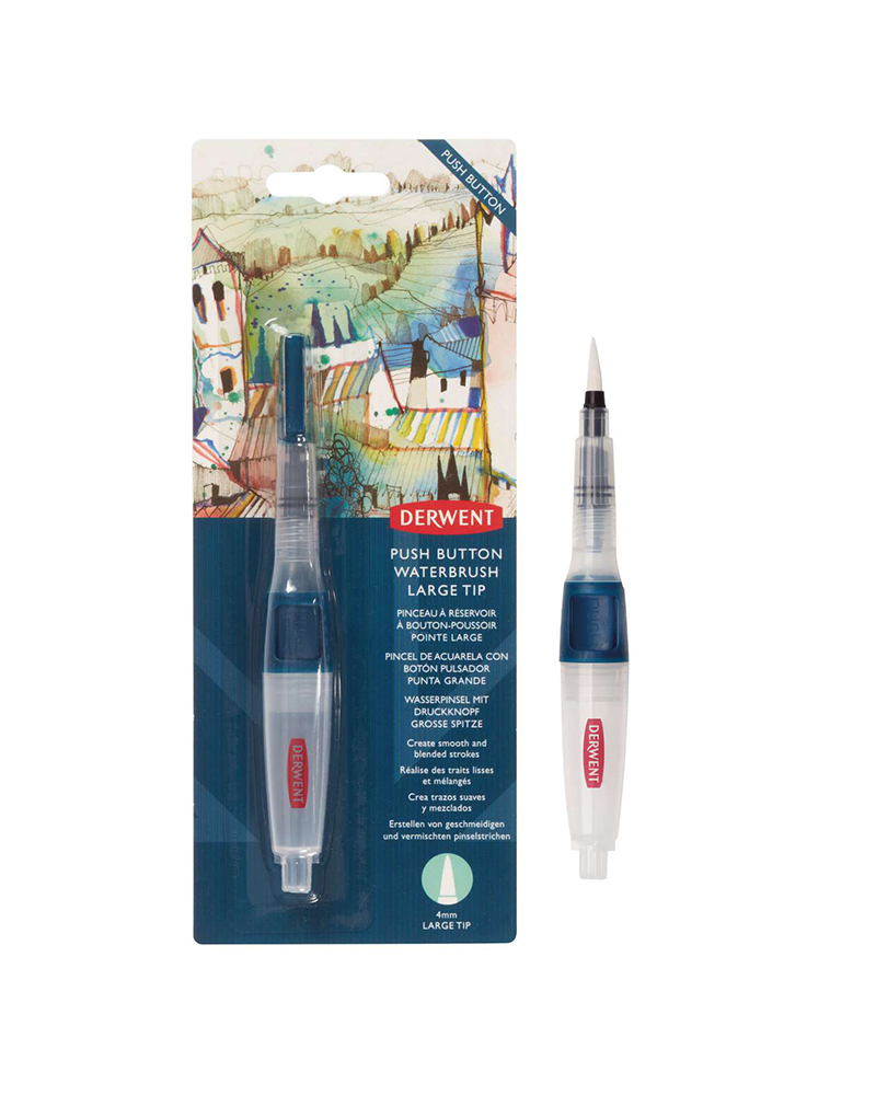 Waterbrush pennello con serbatoio – DERWENT - 3