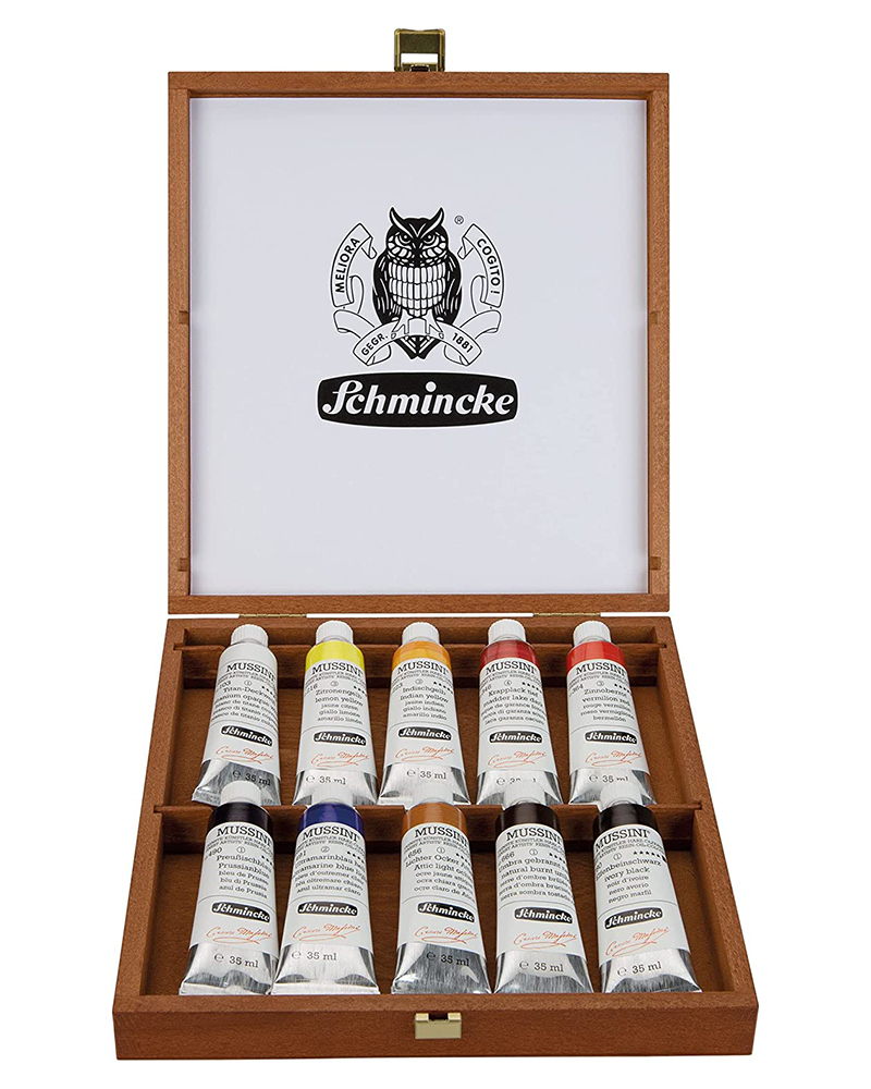 foto di 70 010 colori ad olio mussini 10x 35 ml 2 ps