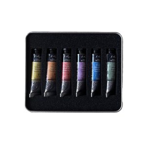Set Acquerelli Extra fini 6 tubi – Iridescente Basic – SENNELIER - 1