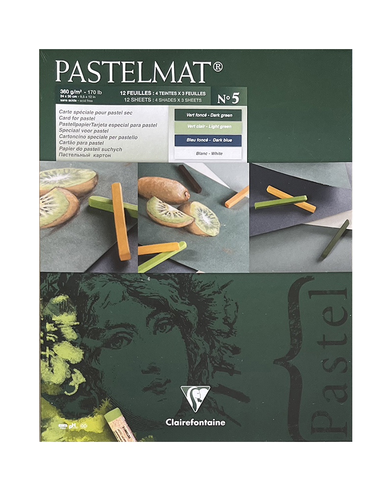 Pastelmat blocco per pastello n. 5 – 360 g/m² – CLAIREFONTAINE