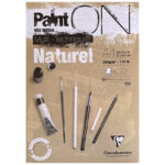 Blocco Paint ON "Naturale" - 250 g/m² - per colori chiari - CLAIREFONTAINE