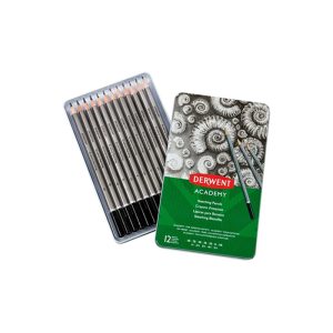 Matite grafite Academy confezione di metallo – DERWENT - 2