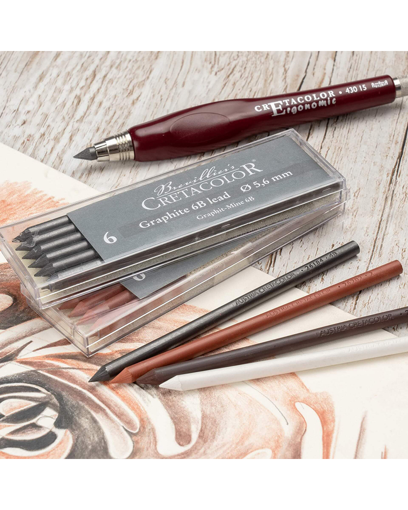 Set mine assortite 6 pz. da 5,6 mm – CRETACOLOR - 1