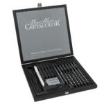 "Black box" Set carboncino e schizzi - scatola in legno - CRETACOLOR