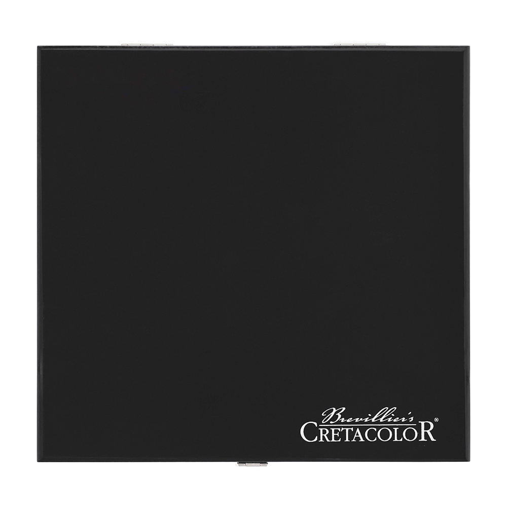 “Black box” Set carboncino e schizzi – scatola in legno – CRETACOLOR