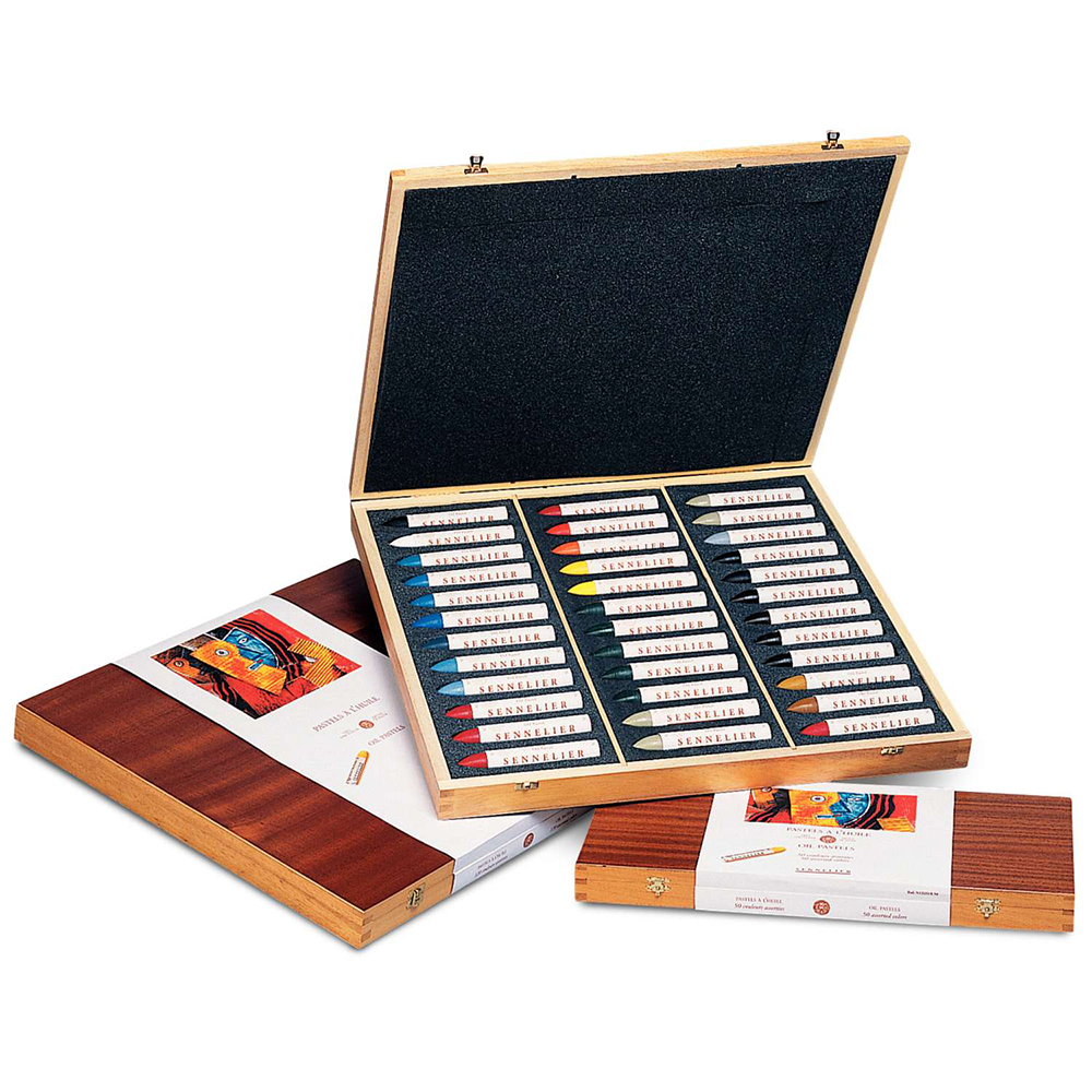 Pastelli ad Olio – Cassetta in legno da 36 colori – SENNELIER - 5