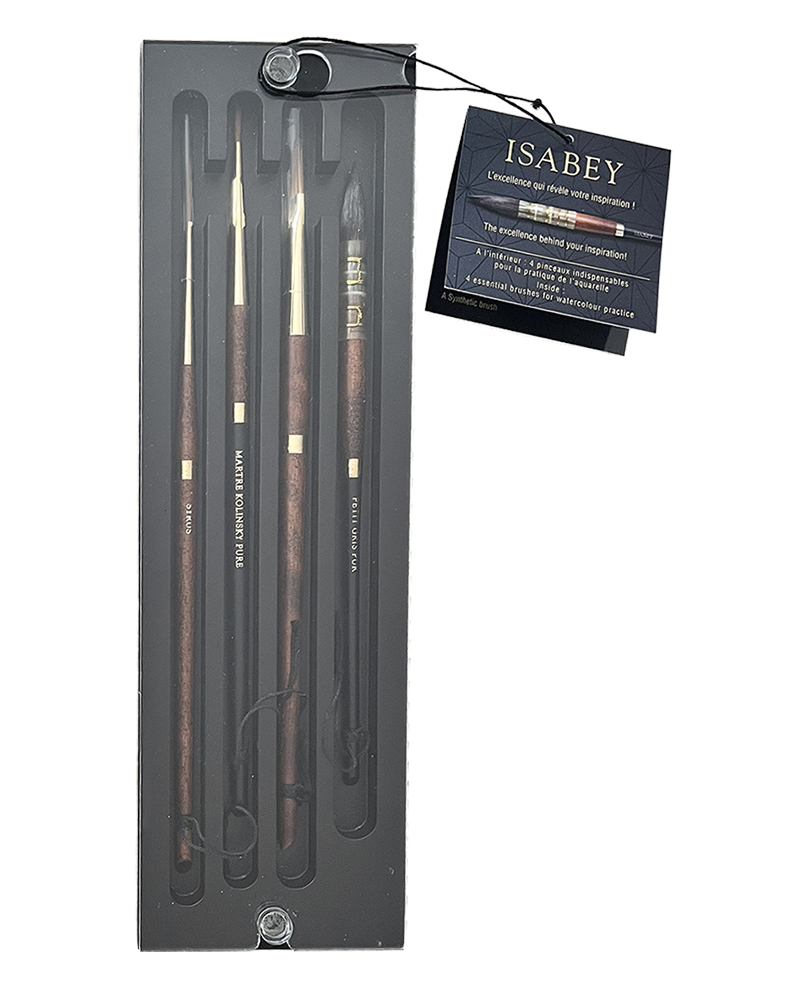Set di 4 pennelli per acquerello – ISABEY - 2