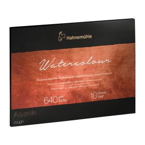 Blocco per acquerello Grana Grossa 640 g/m² – HAHNEMÜHLE – 30 x 40 cm