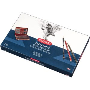Cassetta in Legno 72 matite schizzo – DERWENT - 2