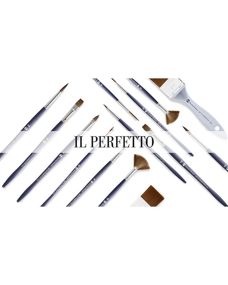 Pennello Tondo in Martora Kolinshy Sintetica – Serie 620 IL PERFETTO – BORCIANI e BONAZZI - 4