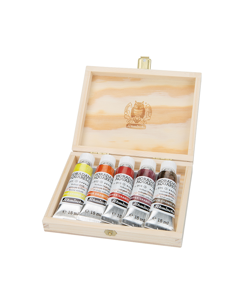 foto di Set di Acquerelli Horadam Super Granulati 5x15 ml - Vulcano- SCHMINCKE