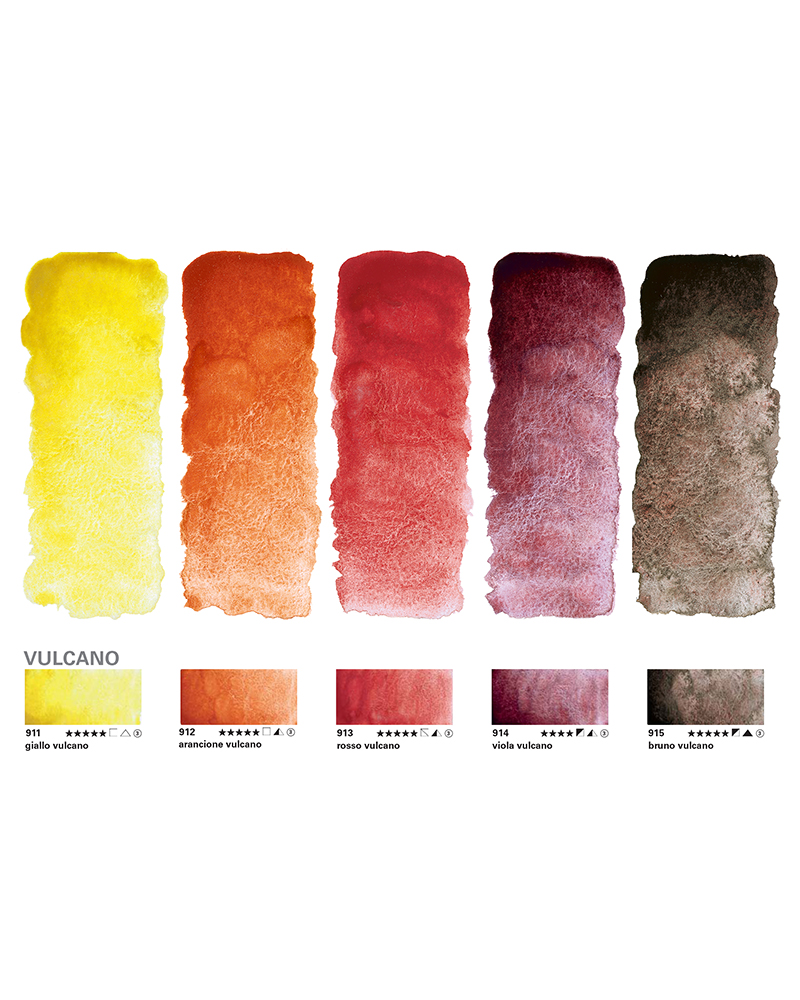 Set di Acquerelli Horadam Super Granulati 5×15 ml – Vulcano – SCHMINCKE - 5