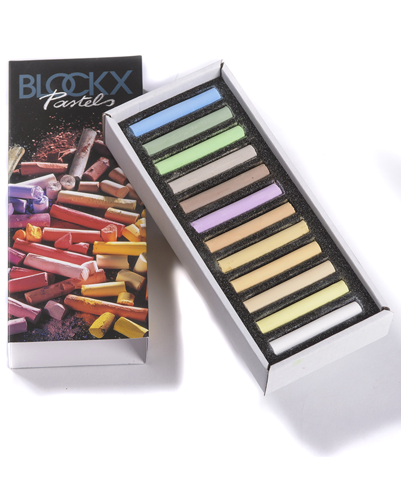 foto di Pastelli Secchi Blockx - confezione 12 pastelli "colori chiari" - BLOCKX