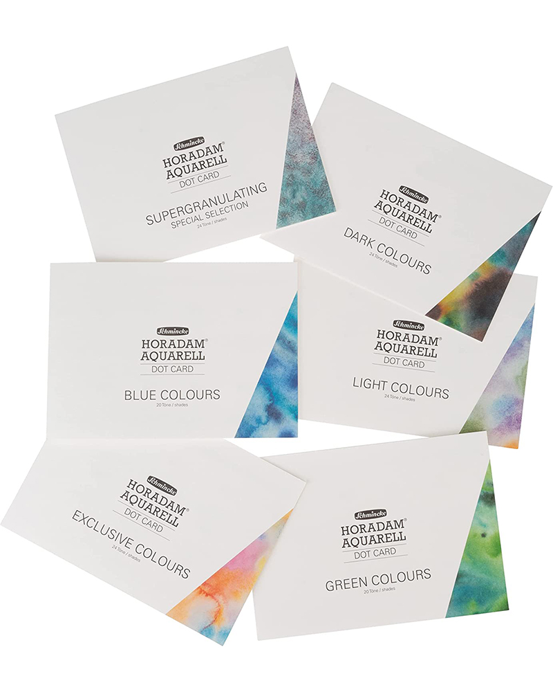Dot Card Acquerelli Horadam 20 colori Verdi – SCHMINCKE - 4