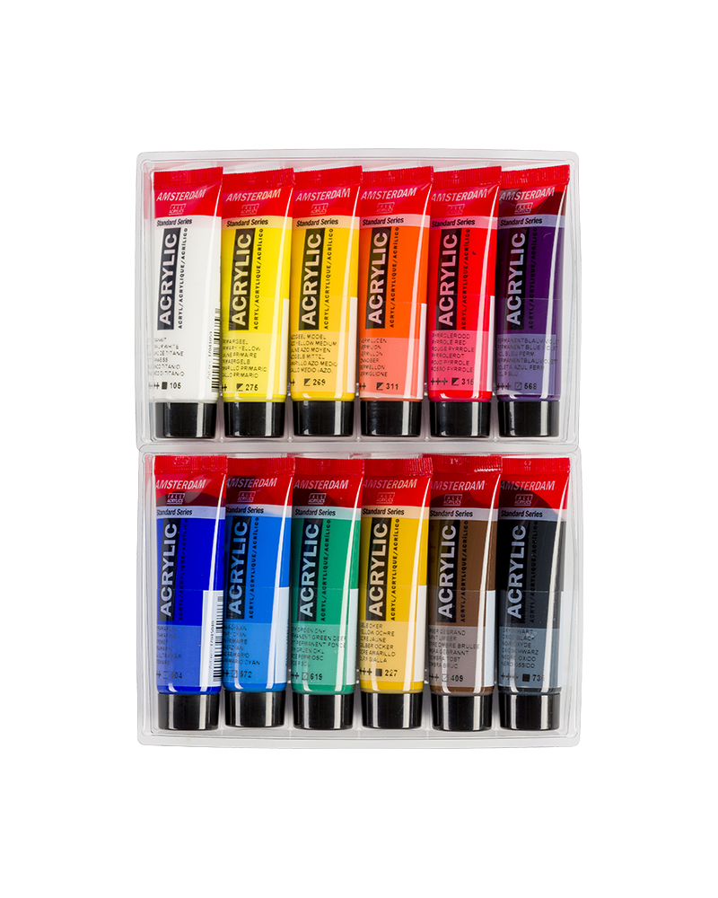 Acrilico Amsterdam Set da 12 x 20 ml – AMSTERDAM - 1