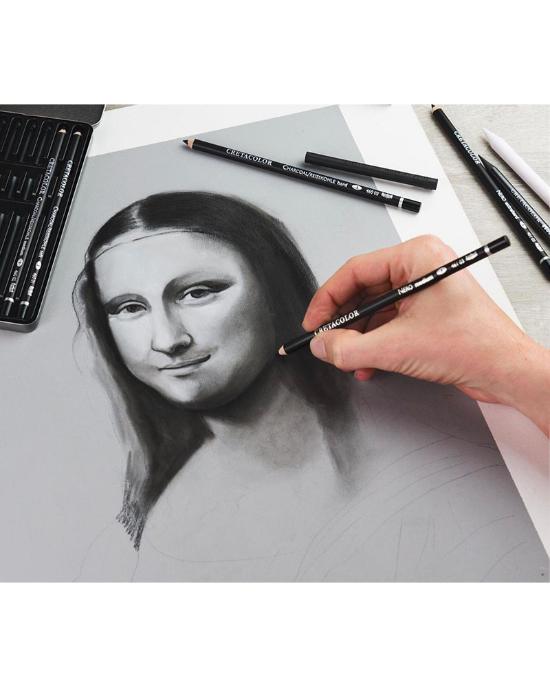 Set disegno e schizzi “Deep Black” 10 pezzi – CRETACOLOR - 3