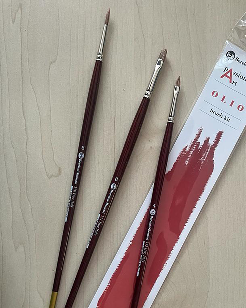 kit pennelli Acrilico – Passion for Art – BORCIANI E BONAZZI - 2
