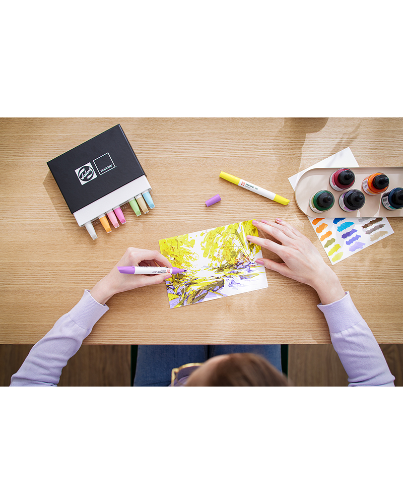 Pantone marker Set 9 colori primari – Talens