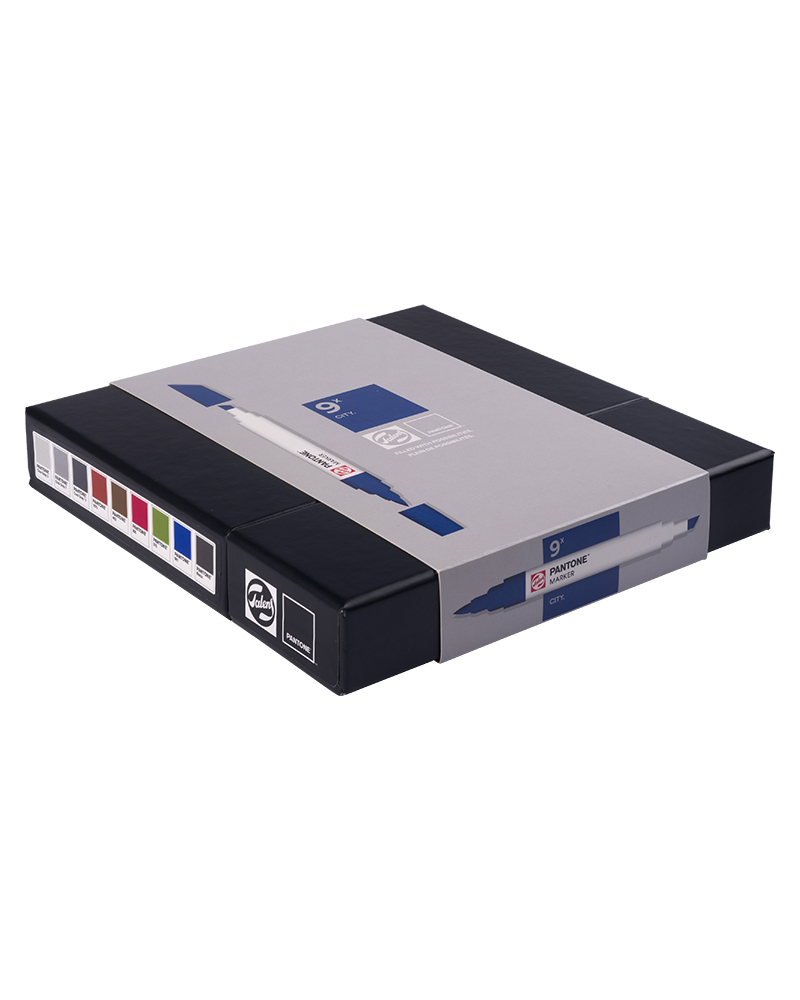 Pantone marker Set 9 colori City – Talens