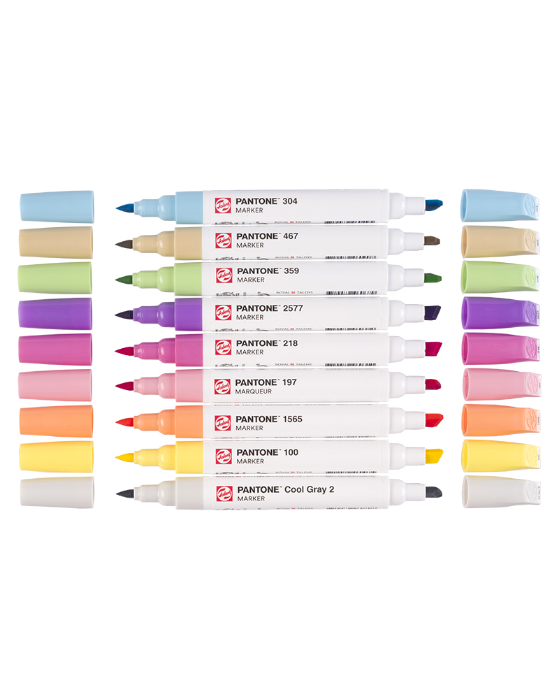 Pantone marker Set 9 colori pastello – Talens