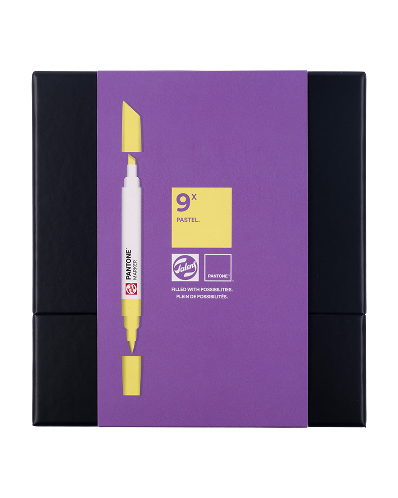 Pantone marker Set 9 colori pastello – Talens