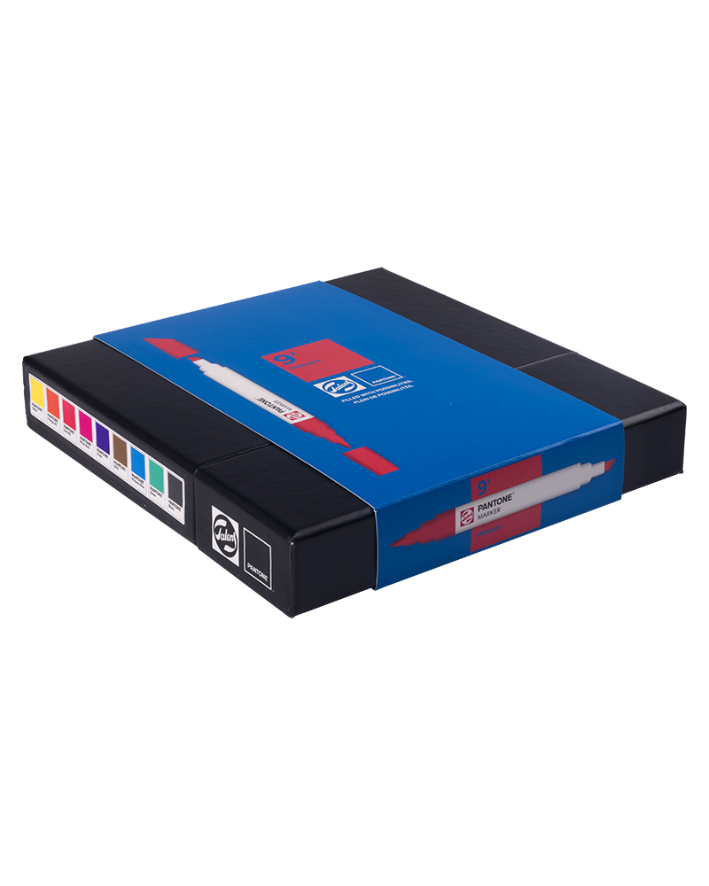 Pantone marker Set 9 colori primari – Talens
