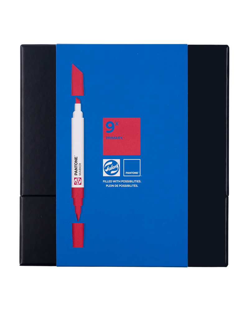 Pantone marker Set 9 colori primari – Talens