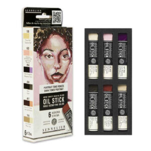 foto di Set Ritratto toni scuri - mini Oil Stick da 12 ml - SENNELIER