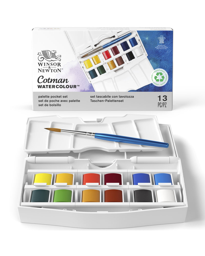 Set Acquerelli e Pennello Cotman Pocket Plus – Winsor & Newton - 3