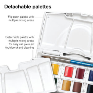 Set Acquerelli e Pennello Cotman Pocket Plus – Winsor & Newton - 4