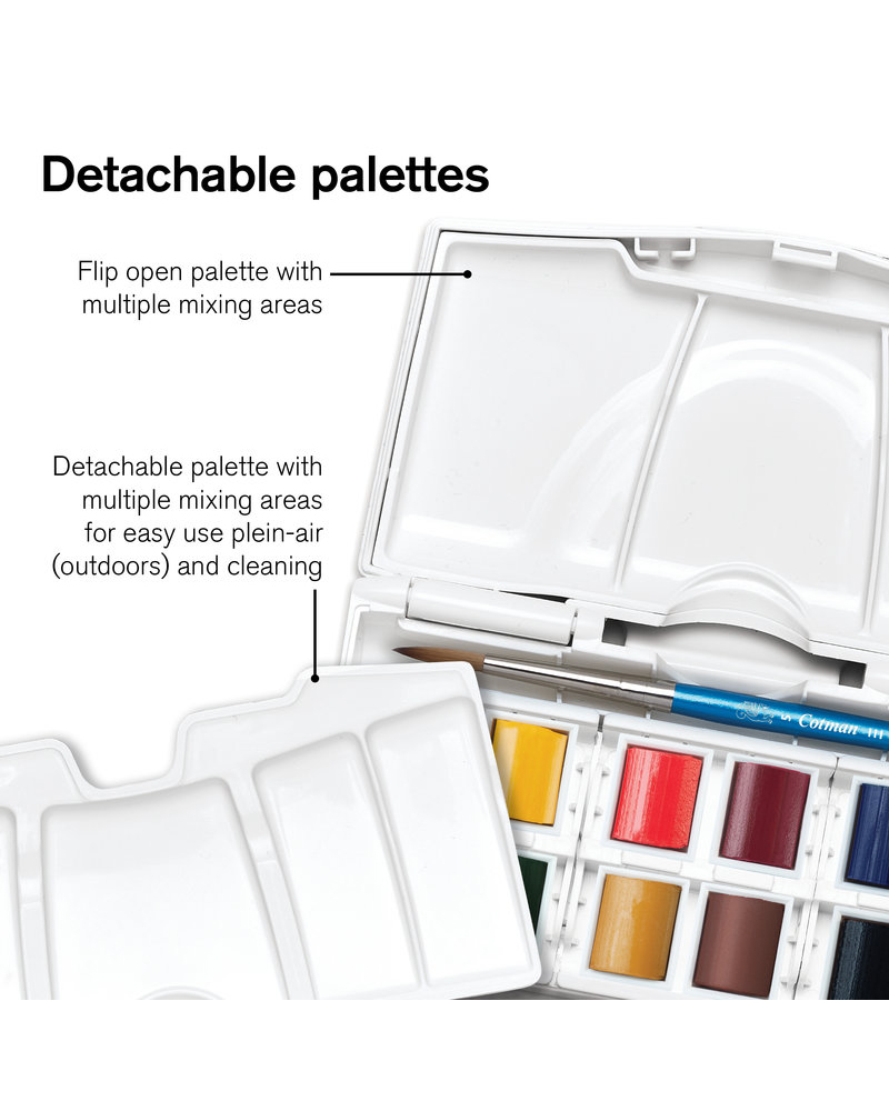 Set Acquerelli e Pennello Cotman Pocket Plus – Winsor & Newton - 4