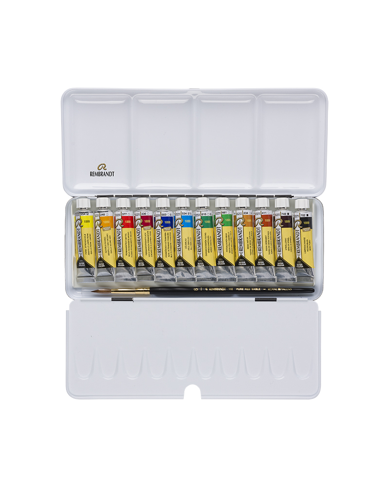 Talens Acquerelli in Tubetto – Colori Extrafini Rembrandt Set 12 Tubetti 10ml Mono Pigmento - 1