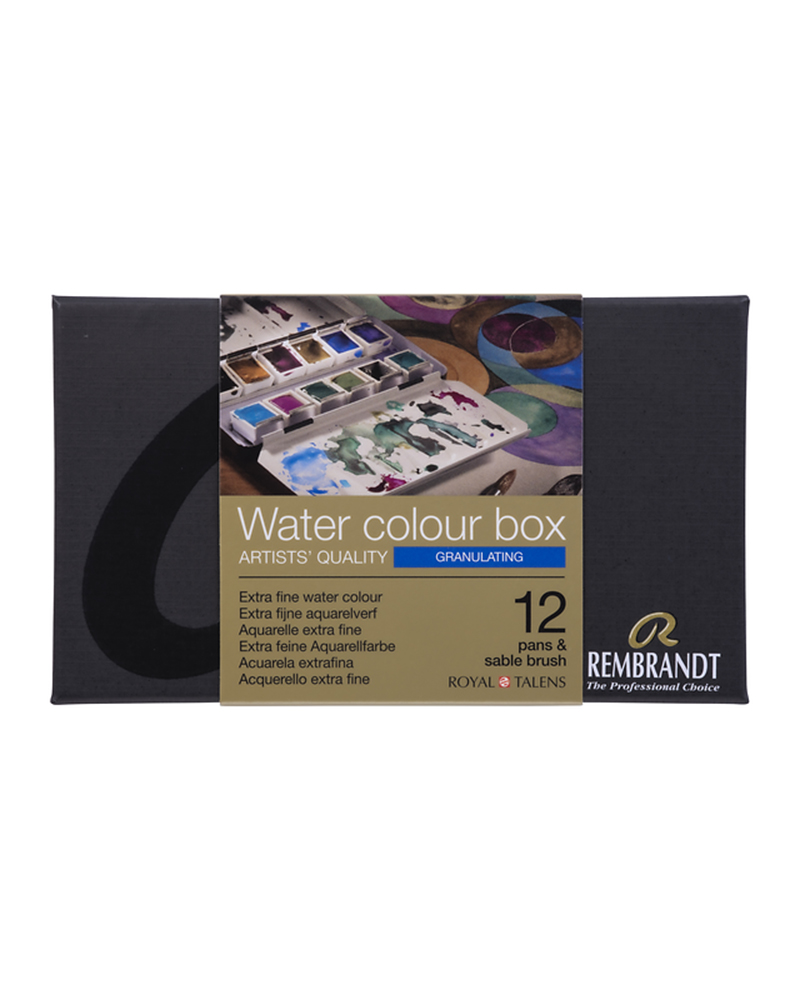 Set Acquerelli Rembrandt Granulati- Colori ad Acquerello Extrafine 12 Mezzi Godet - 2