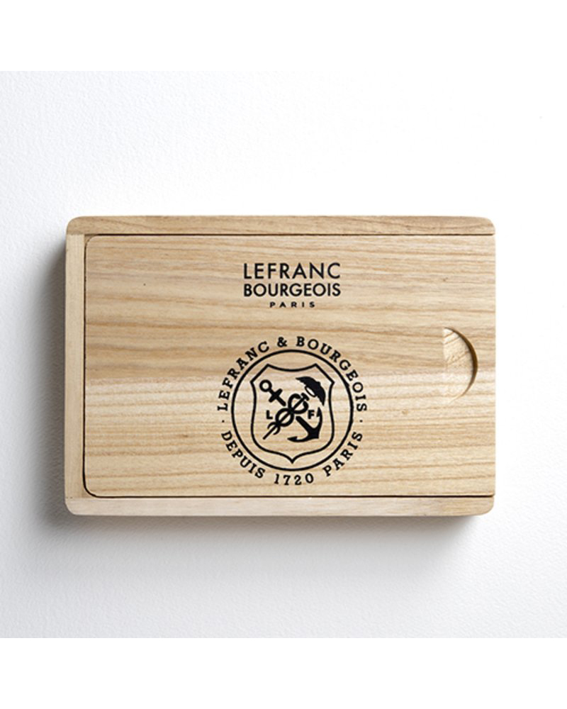 Valigetta in Legno Acquerelli Lefranc & Bourgeois, 12 Mezzi Godet - 2