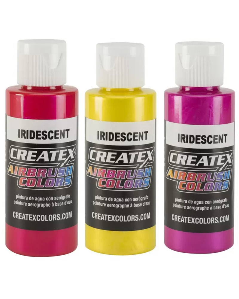 foto di Colori acrilici iridescenti per aerografo sfusi - Createx