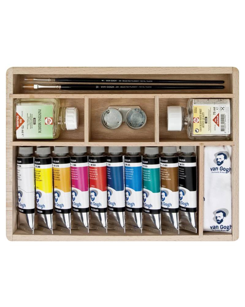 Set Colori ad Olio Talens | Colori ad Olio Van Gogh Cassetta Basic - 2