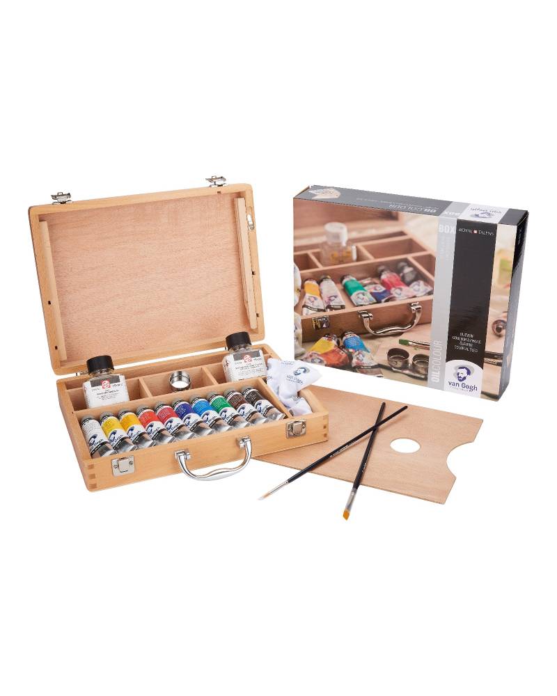 foto di Set Colori ad Olio Talens | Colori ad Olio Van Gogh Cassetta Basic