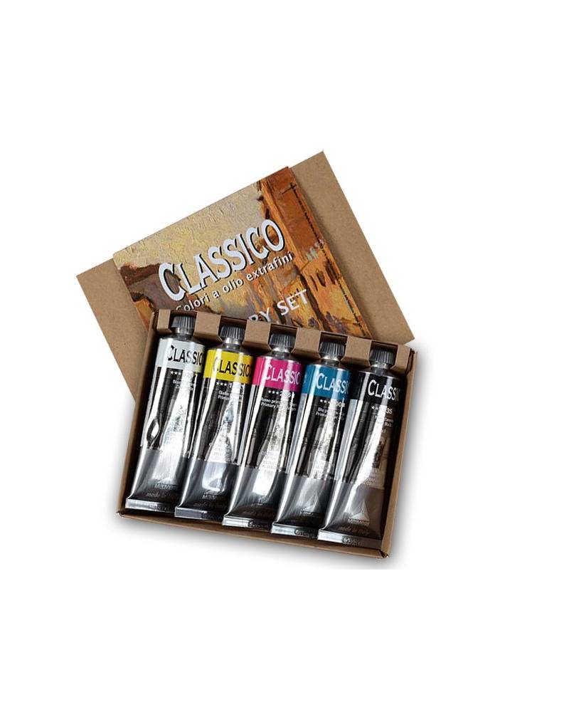 foto di Primary Set Colori ad Olio Maimeri Classico 5x60ml
