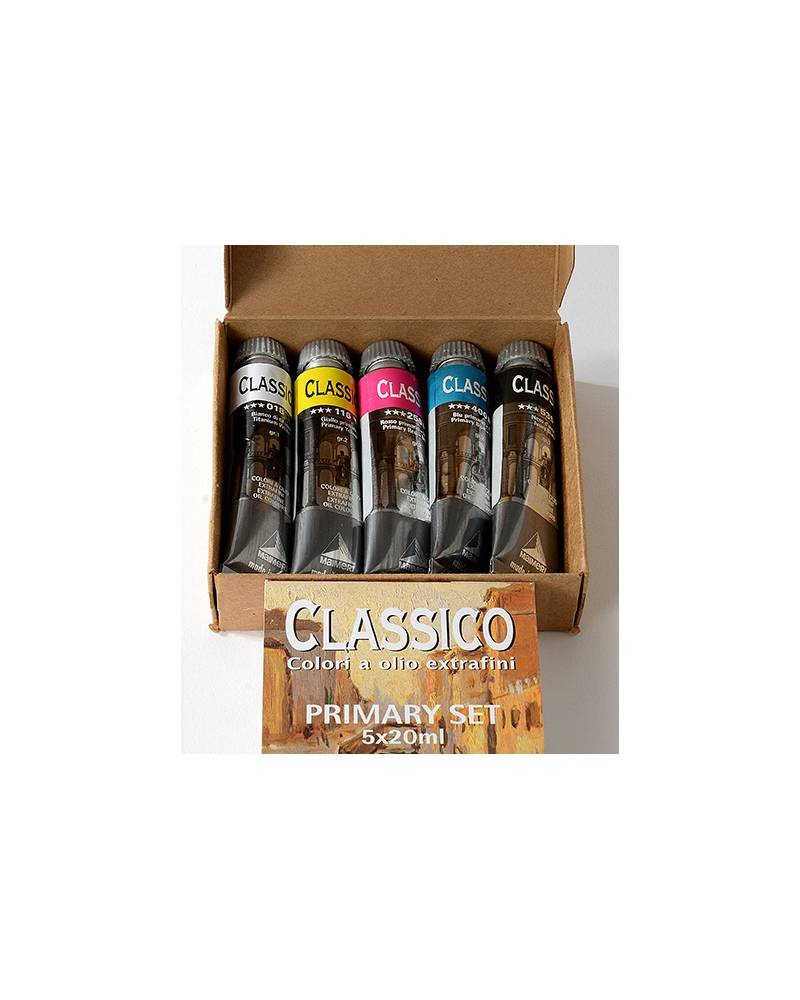 Primary Set Colori ad Olio Maimeri Classico 5x20ml - 1