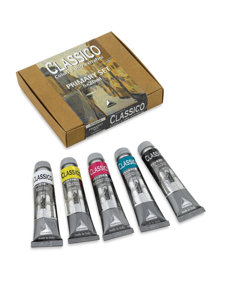 foto di Primary Set Colori ad Olio Maimeri Classico 5x20ml